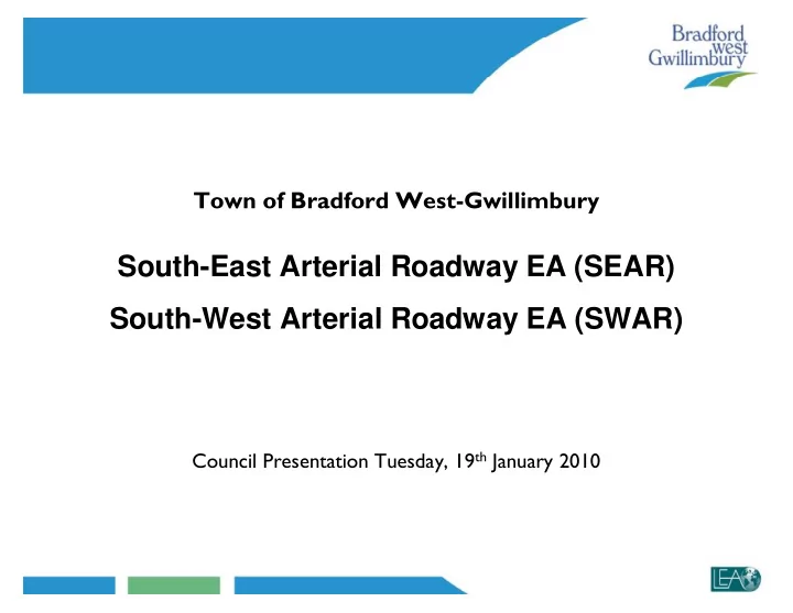 south east arterial roadway ea sear south west arterial