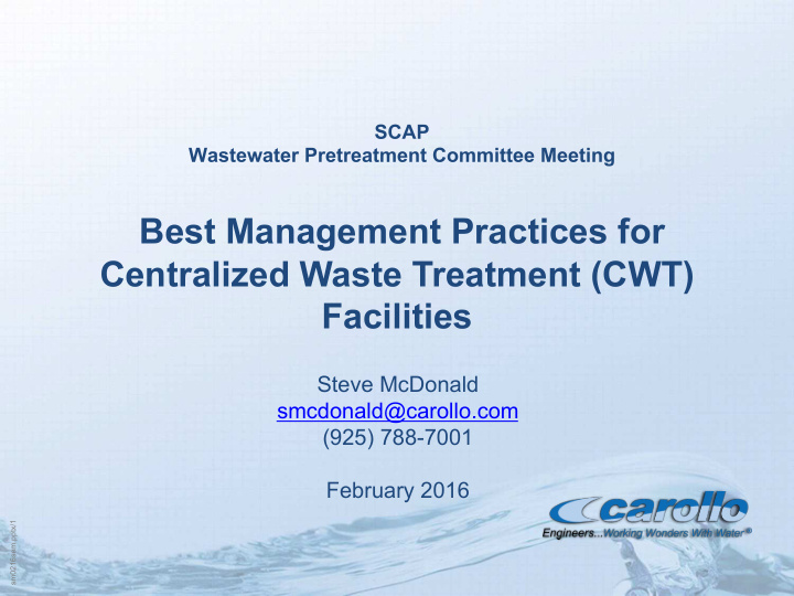 best management practices for centralized waste treatment