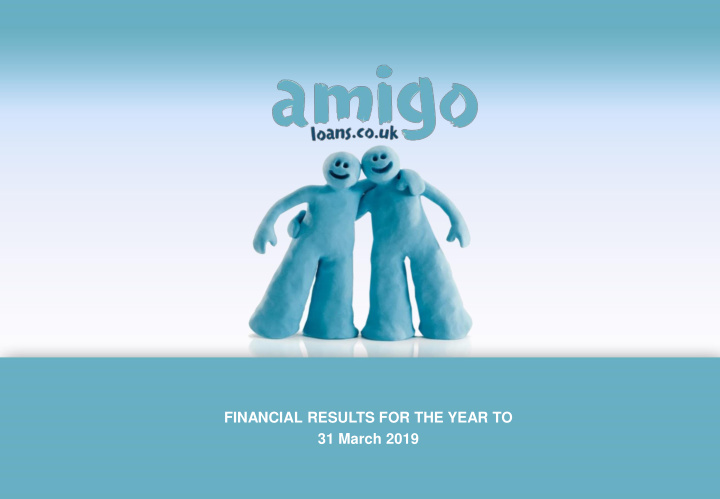 financial results for the year to