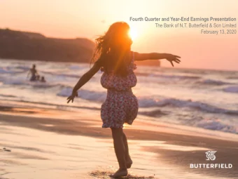 Fourth Quarter and Year-End Earnings Presentation  The Bank of N.T. Butterfield &amp; Son Limited