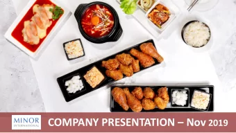 Forward Looking Statement  Statements included or incorporated in these materials that use the