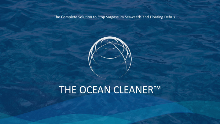 the ocean cleaner