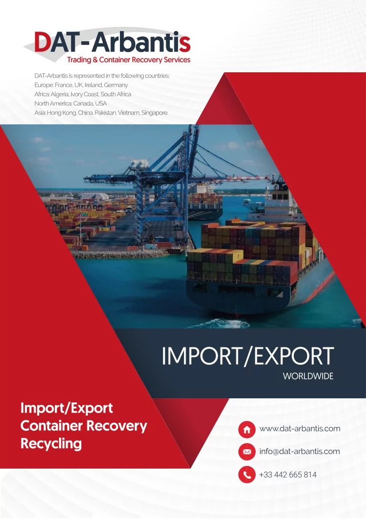 dat arbantis are an international import export company
