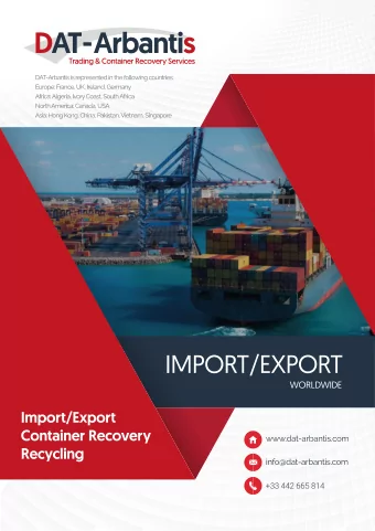 DAT-Arbantis are an  international Import/Export  company with the Head  Office based in South of