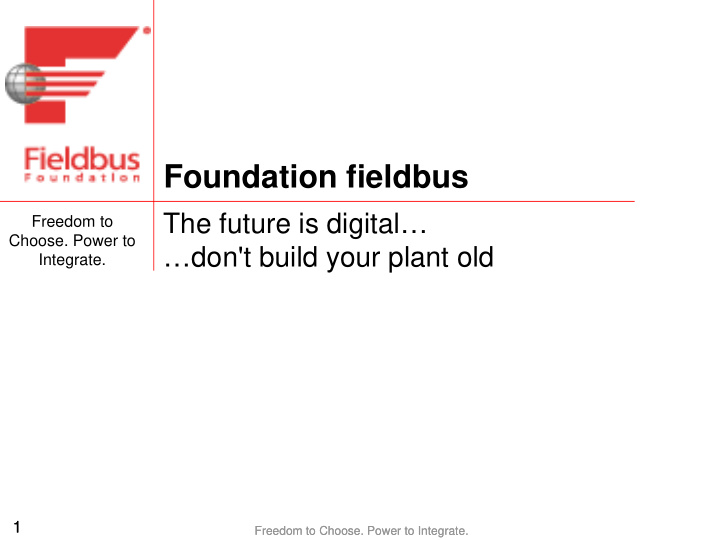 foundation fieldbus