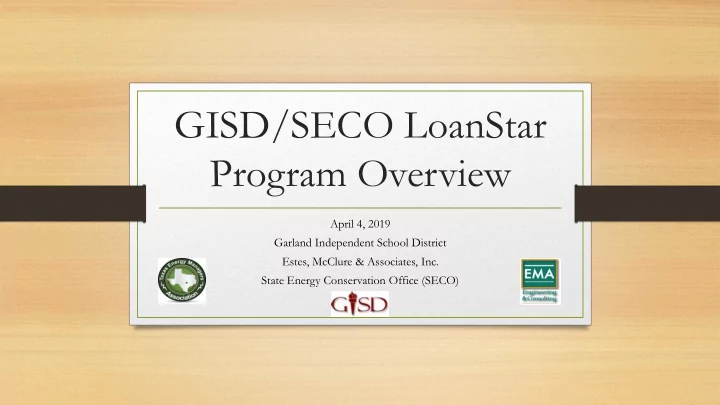 gisd seco loanstar