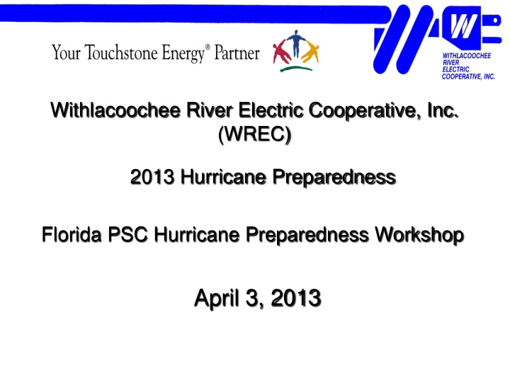 withlacoochee river electric cooperative inc wrec 2013