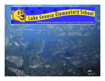 The Project  The Project  Addition to Lake Seneca Elementary School  Addition to Lake Seneca