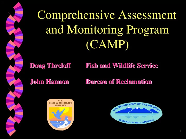 comprehensive assessment and monitoring program camp