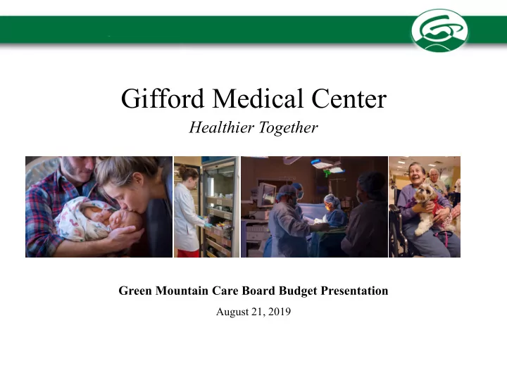 gifford medical center