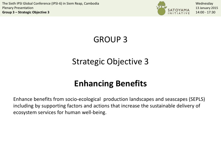 strategic objective 3