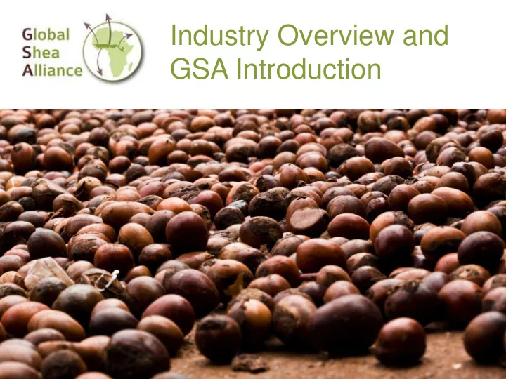 gsa introduction