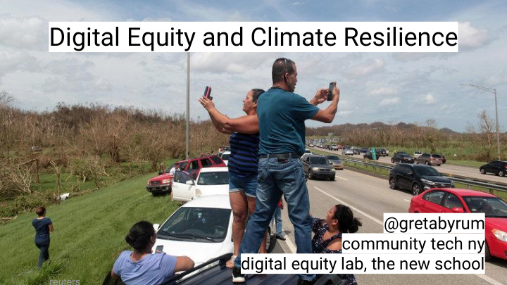 digital equity and climate resilience