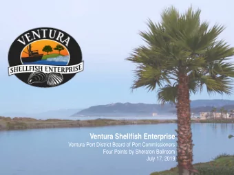 Ventura Shellfish Enterprise  Ventura Port District Board of Port Commissioners  Four Points by