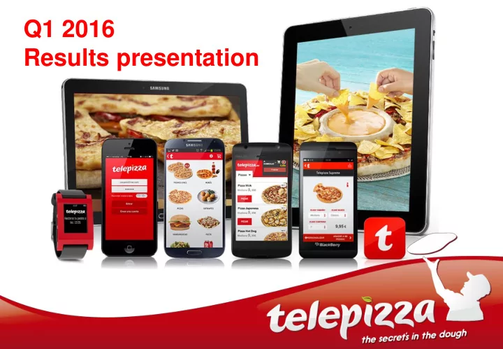 results presentation