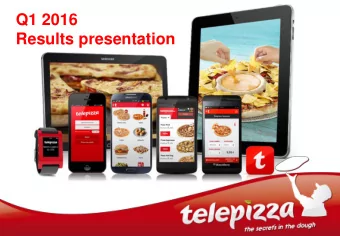 Results presentation  12 May 2016  1  Disclaimer This presentation (the &quot;Presentation&quot;)