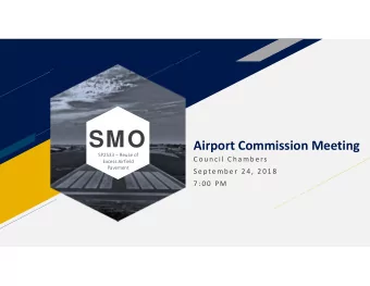 SMO  Airport Commission Meeting  SP2533  Reuse of  Council Chambers  Excess Airfield  Pavement