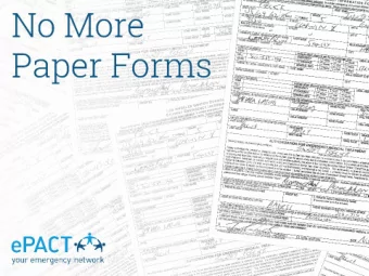 What is ePACT?  ePACT is your emergency network, helping minor hockey associations move their