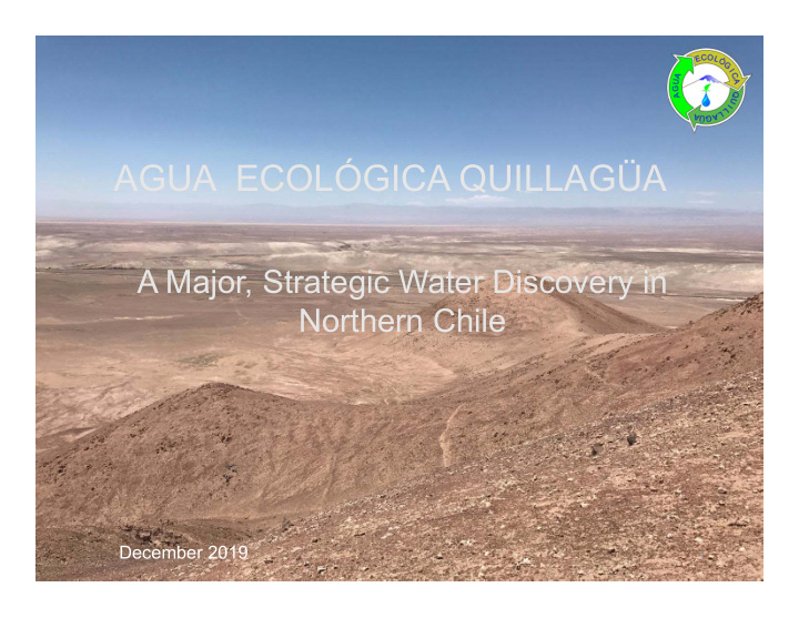 agua ecol gica quillag a