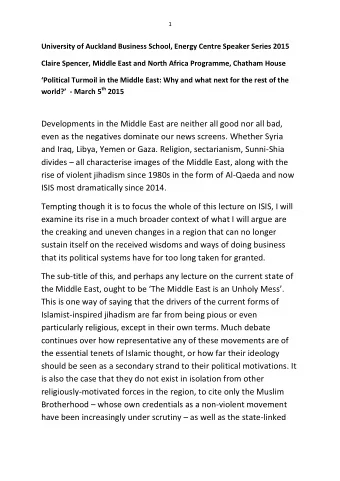 Developments in the Middle East are neither all good nor all bad,  even as the negatives dominate