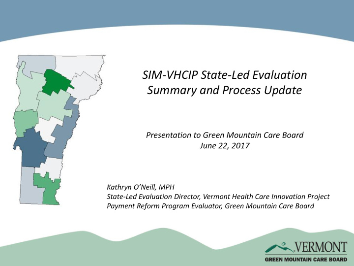 sim vhcip state led evaluation