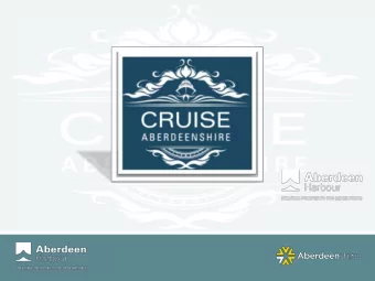 between the mountains  and the sea  True Majesty. True North. True Scotland  CruiseAberdeenshire