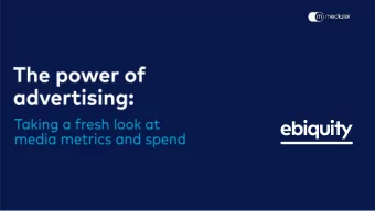 PETER FIELD,  ADVERTISING EFFECTIVENESS EXPERT  This should be a non-contest for TV  Highest  100%