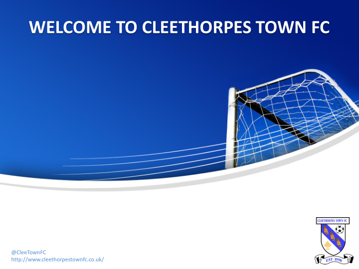welcome to cleethorpes town fc