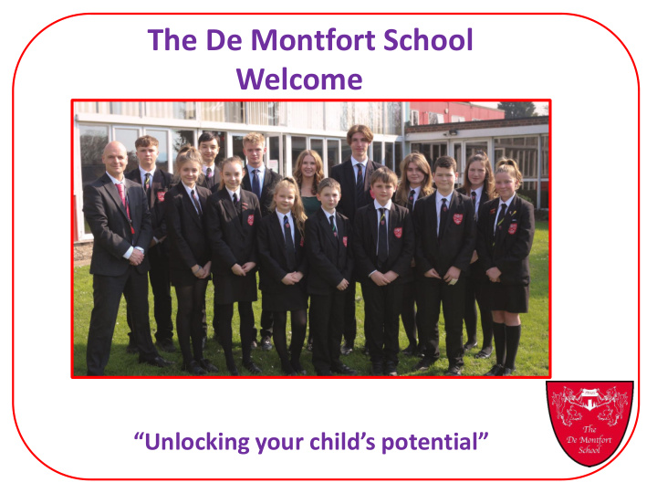 the de montfort school welcome