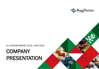 PR  PRES  ESENT  ENTATION  TION  1 |  Todays presenters and agenda  In brief  COMMON SENSE