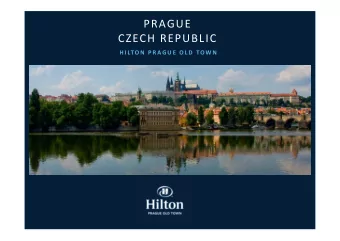 PRAGUE  CZECH REPUBLIC  H I LTO N  P R A G U E  O L D  TO W N  LOCATION  CZECH REPUBLIC  KEY: