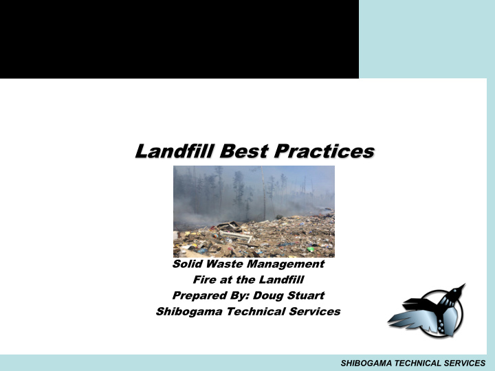 landfill best practices
