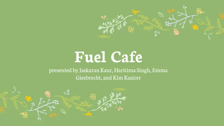 fuel cafe