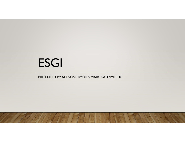 esgi