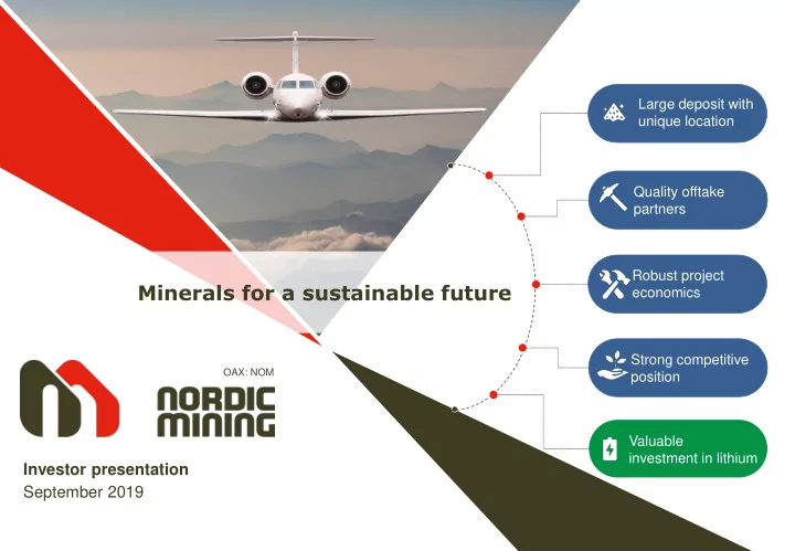 minerals for a sustainable future