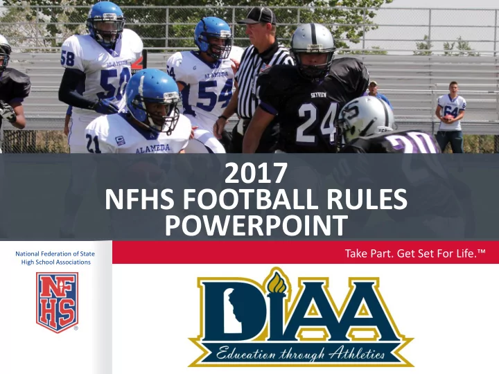 nfhs football rules