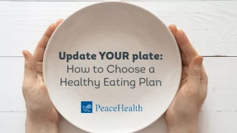 Update YOUR Plate:  How to Choose a Healthy  Eating Plan  Get ready for some fun  Your