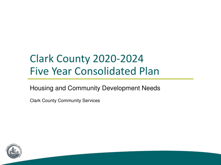 clark county 2020 2024 five year consolidated plan