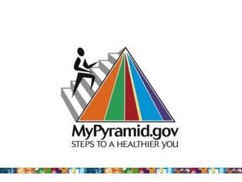 One Size DOESNT Fit All   Everyone has their  own unique  pyramid   Recommends  specific