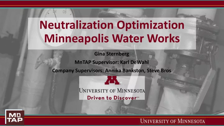 minneapolis water works