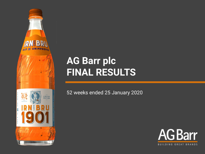 ag barr plc final results