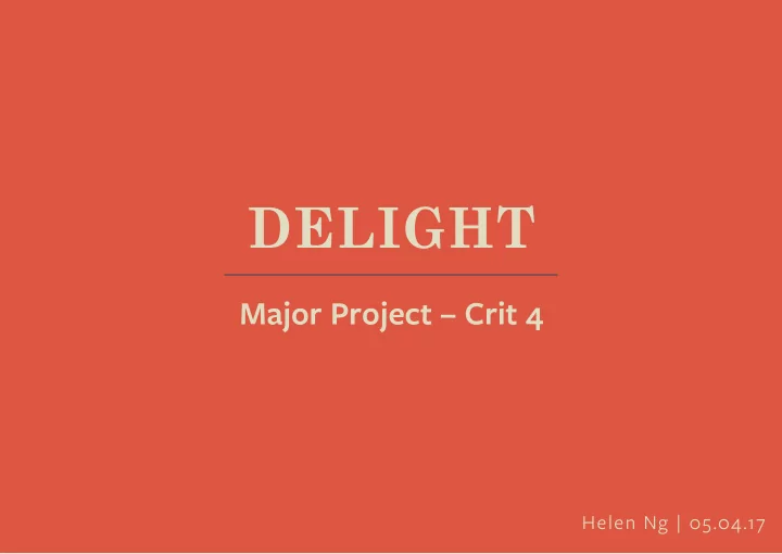 delight