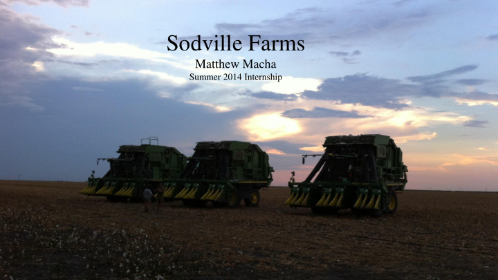 sodville farms