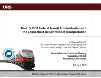 June 23, 2009  PURPOSE and AGENDA  This meeting is a part of the NEPA/CEPA Process.  Agenda