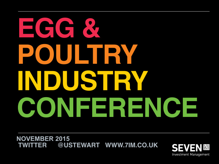 egg poultry industry conference