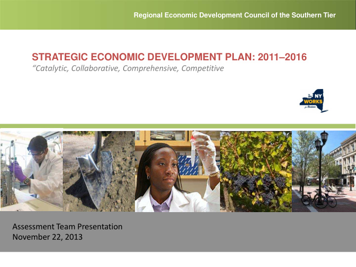 strategic economic development plan 2011 2016