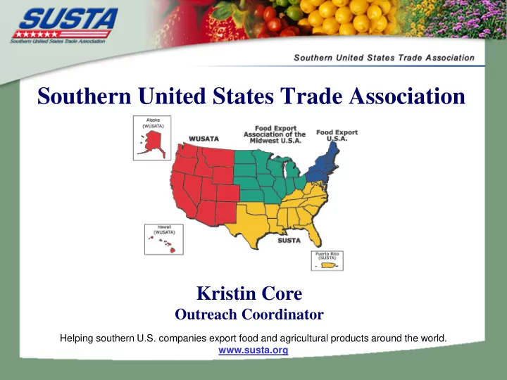 southern united states trade association