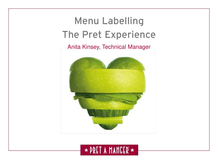 contents introduction to pret a manger background why did