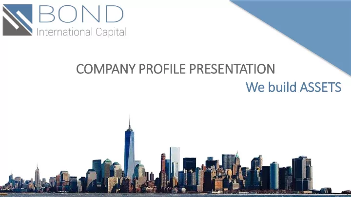 we build assets content