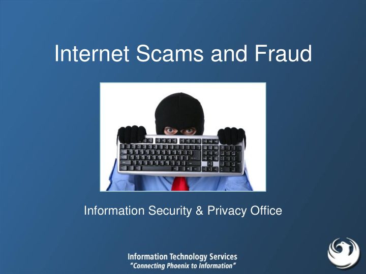 internet scams and fraud